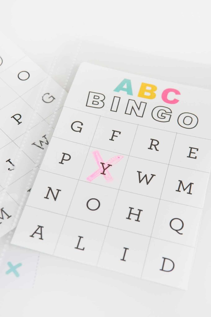 Alphabet Bingo Printable