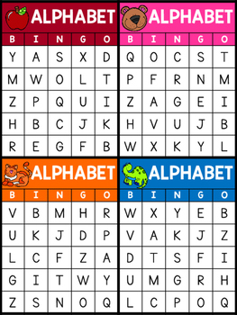 Alphabet bingo printable pdf